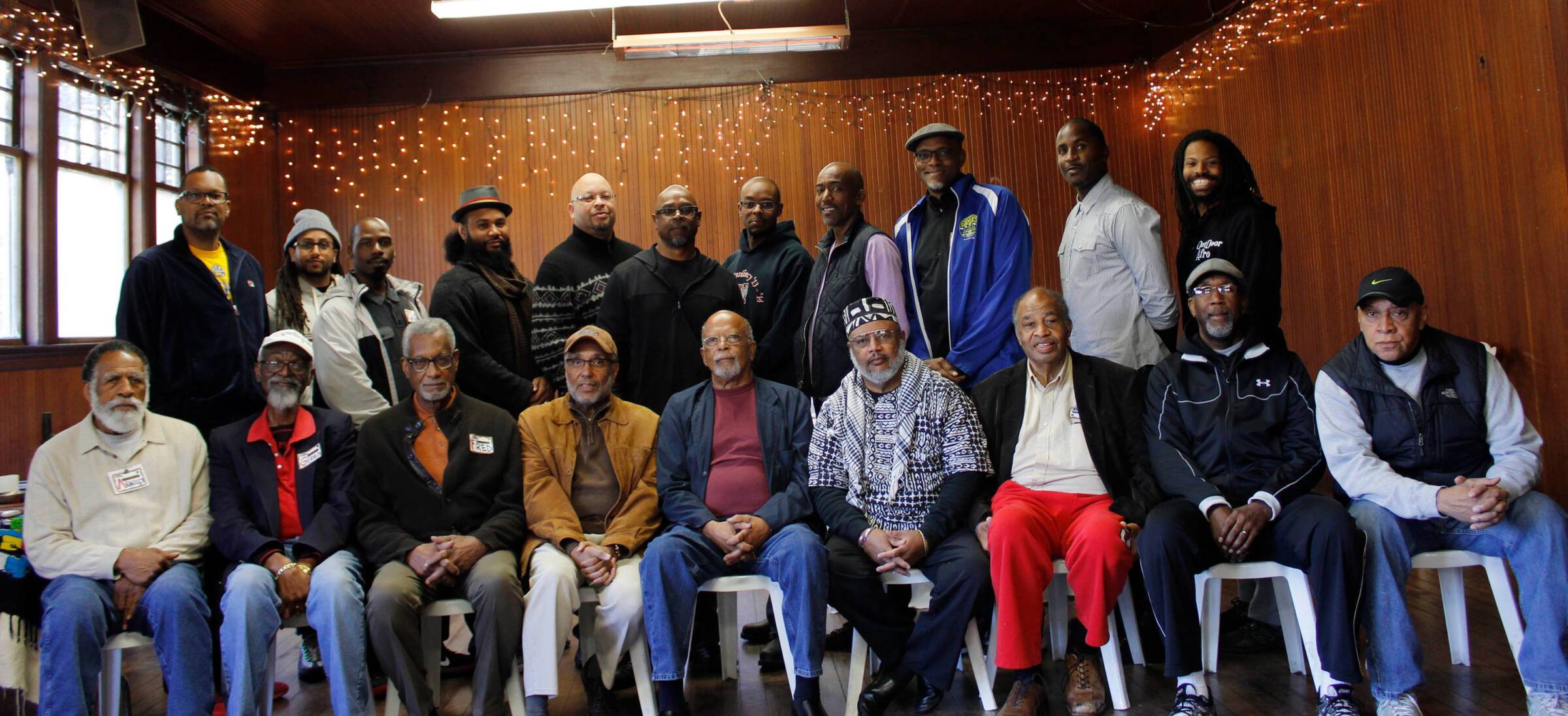Group of men posing for the camera