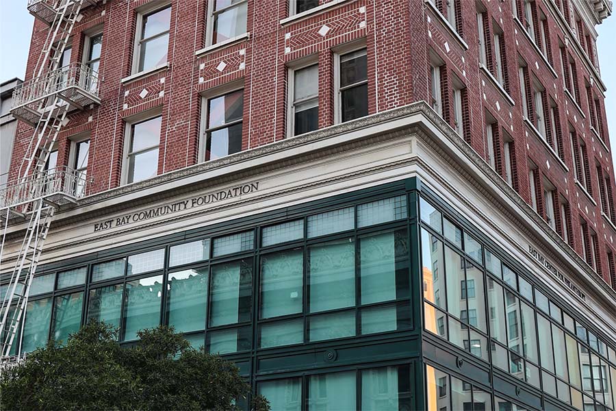 Exterior of the East Bay Community Foundation building